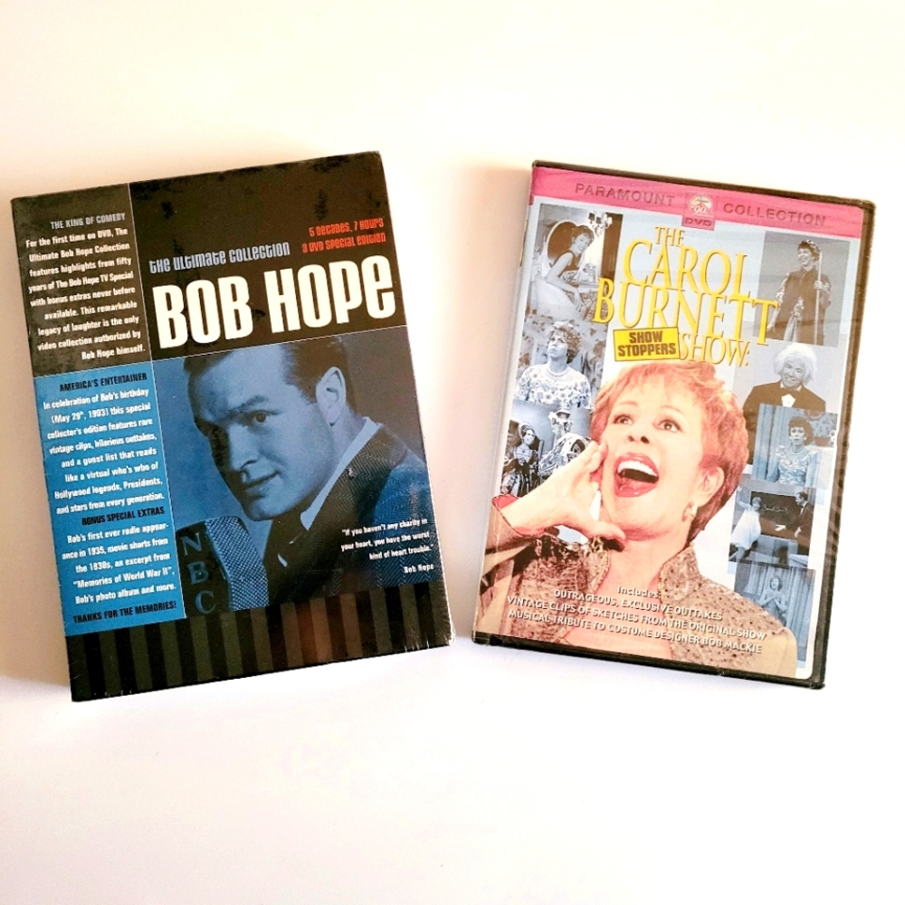 Bob Hope Ultimate DVD Collection Volume 1,2&3,  Carol Burnett Show Stoppers DVD